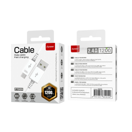 Câble micro usb 1,2m - Blanc