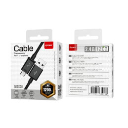 Câble micro usb 1,2m - Noir